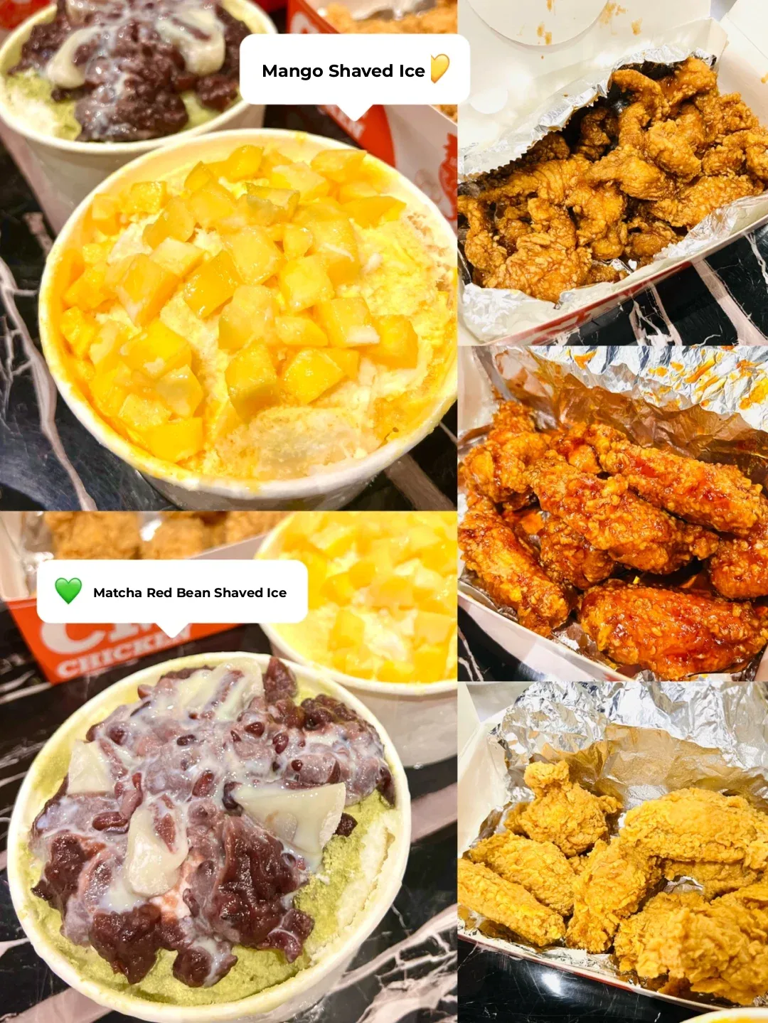 Atlanta | Refreshing Shaved Ice 💚 + Korean Garlic Fried Chicken 🧡