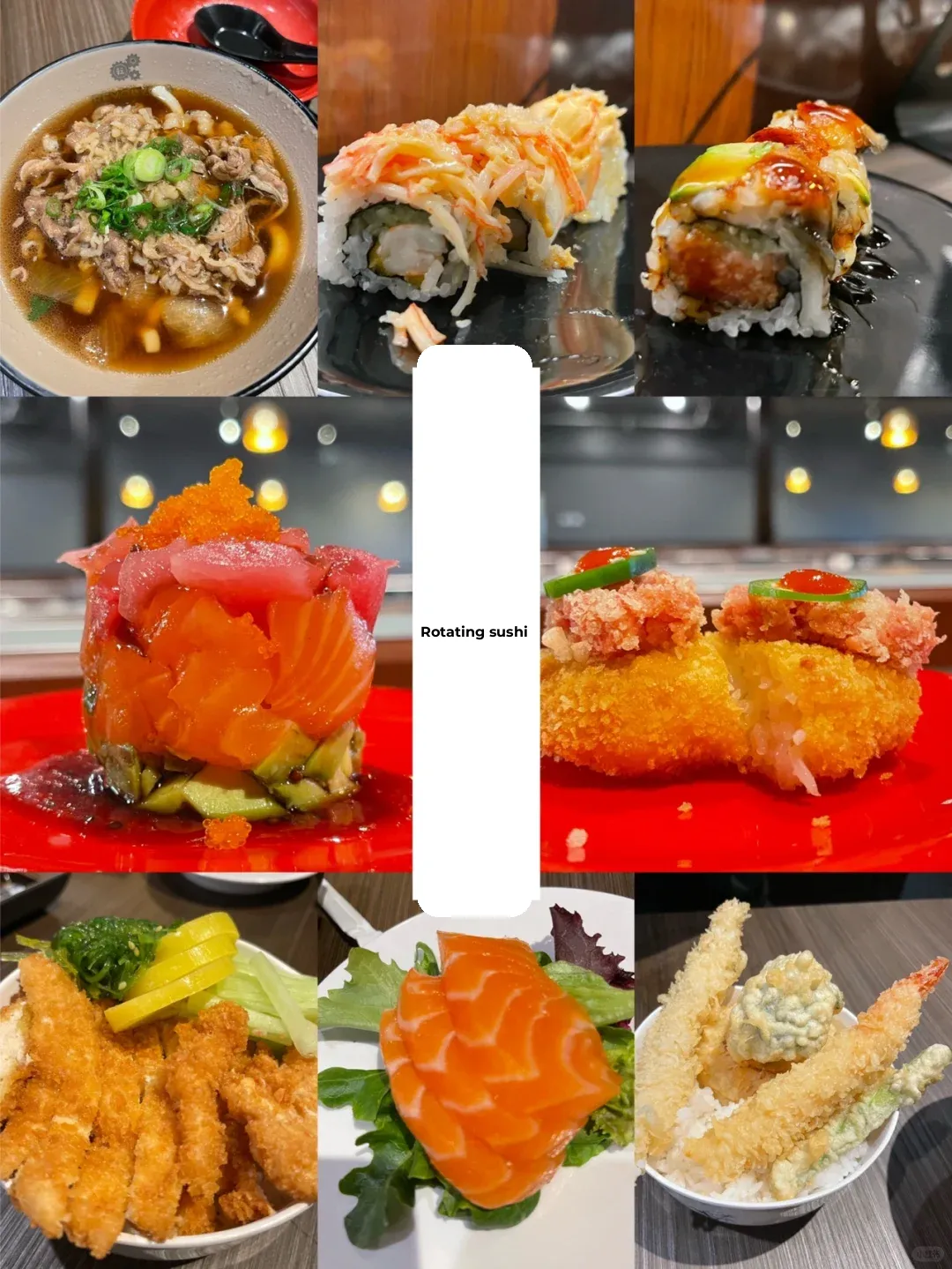 Atlanta🍣 Don’t Miss the Waggy Beef Udon at This Conveyor Belt Sushi Spot!🍜‼️