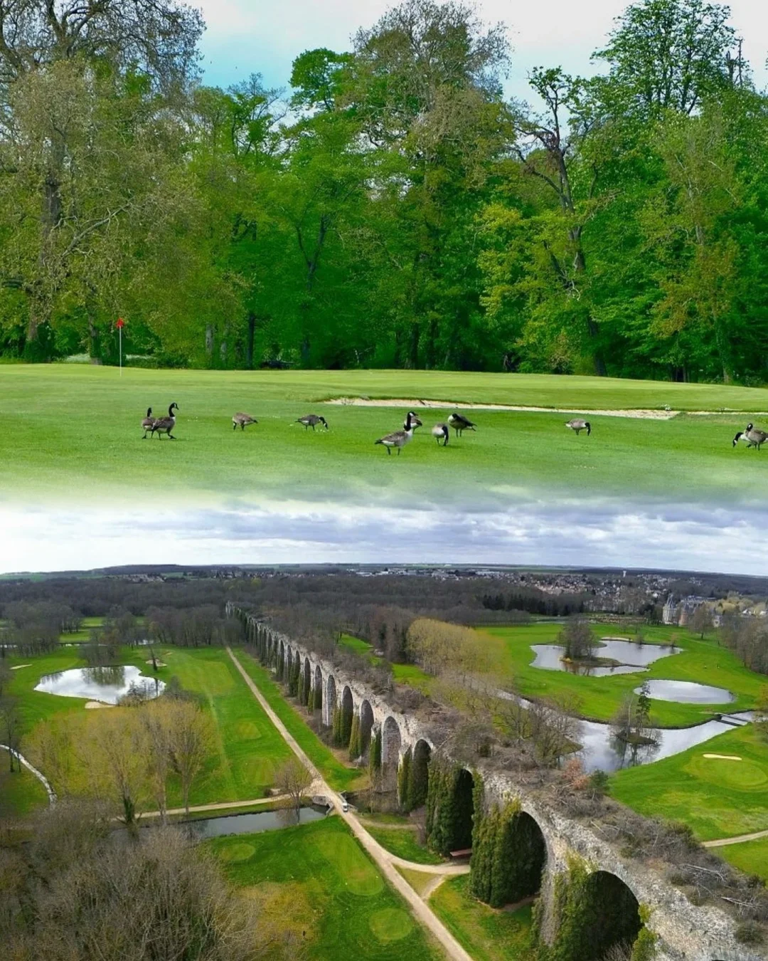 Just an Hour from Paris: Teeing Off by the Ancient Aqueduct