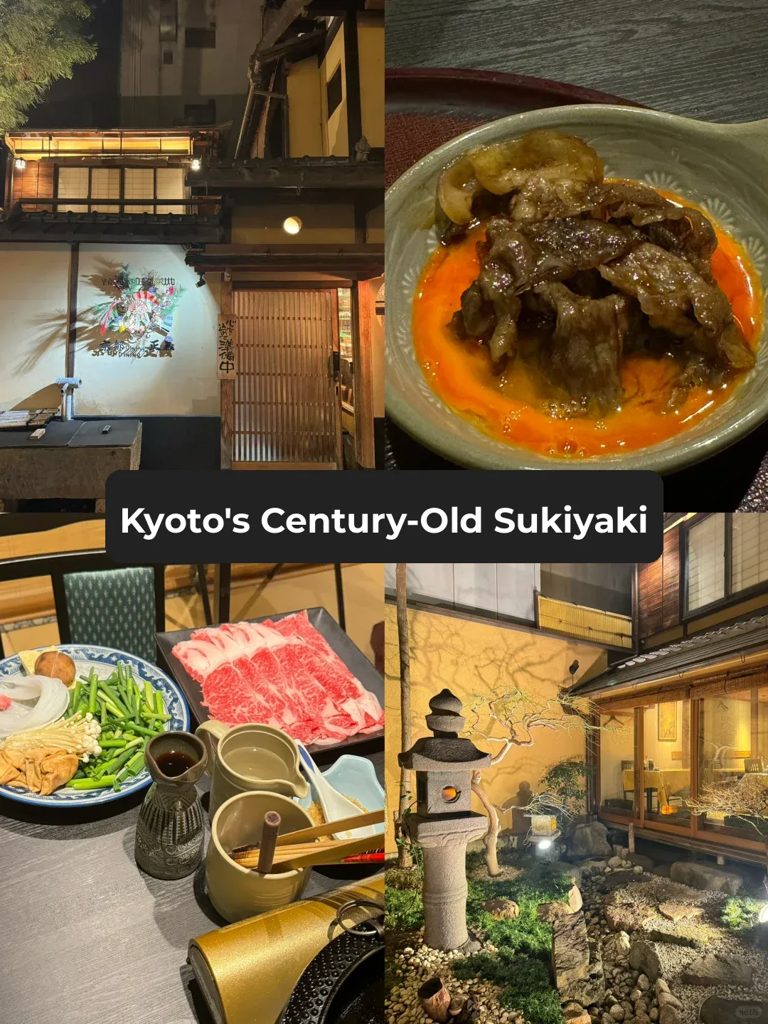 This Kyoto's Century-Old Sukiyaki Joint? Unforgettable Experience!!
