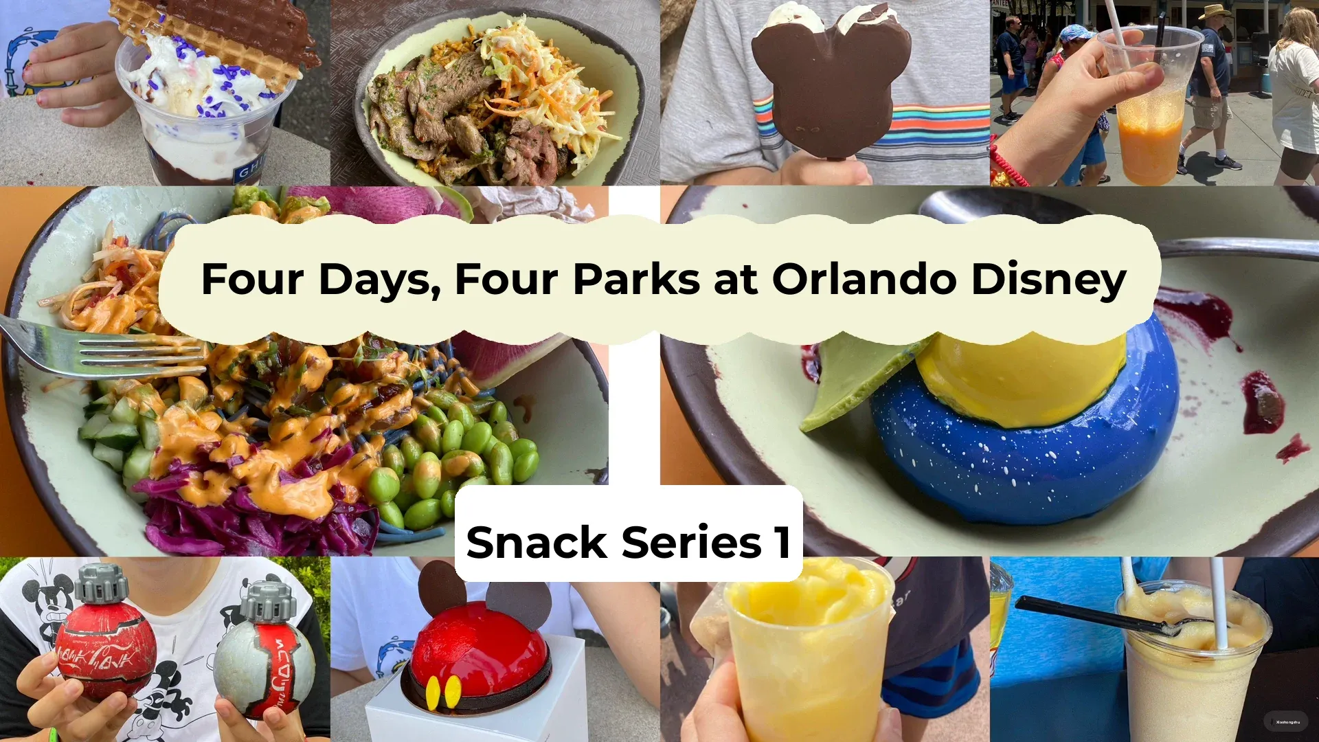 Orlando Disney World: 4 Days, 4 Parks – Snacks & Food Guide Part 1