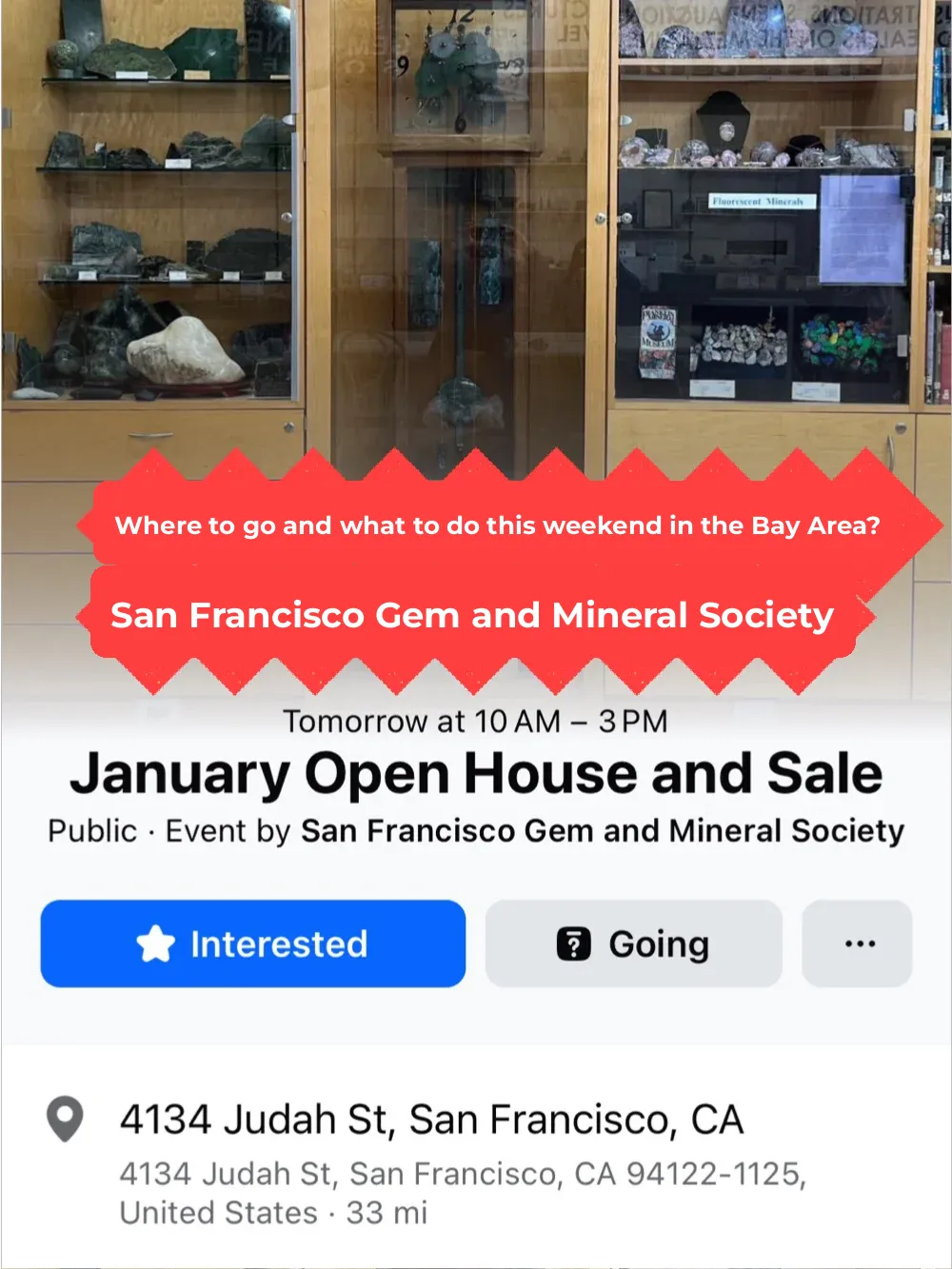Where to Go for Weekend Fun? The San Francisco Gem and Mineral Society