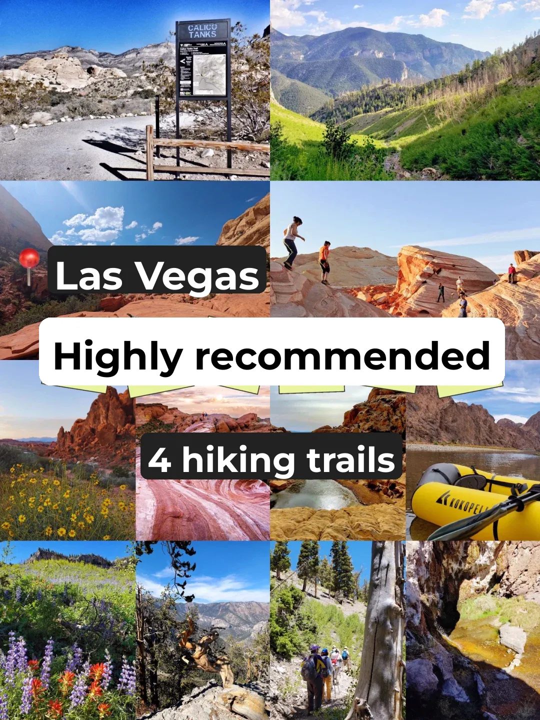 Las Vegas | Top 4 Must-Try Hiking Trails You Can't Miss! 🏞️❗❗