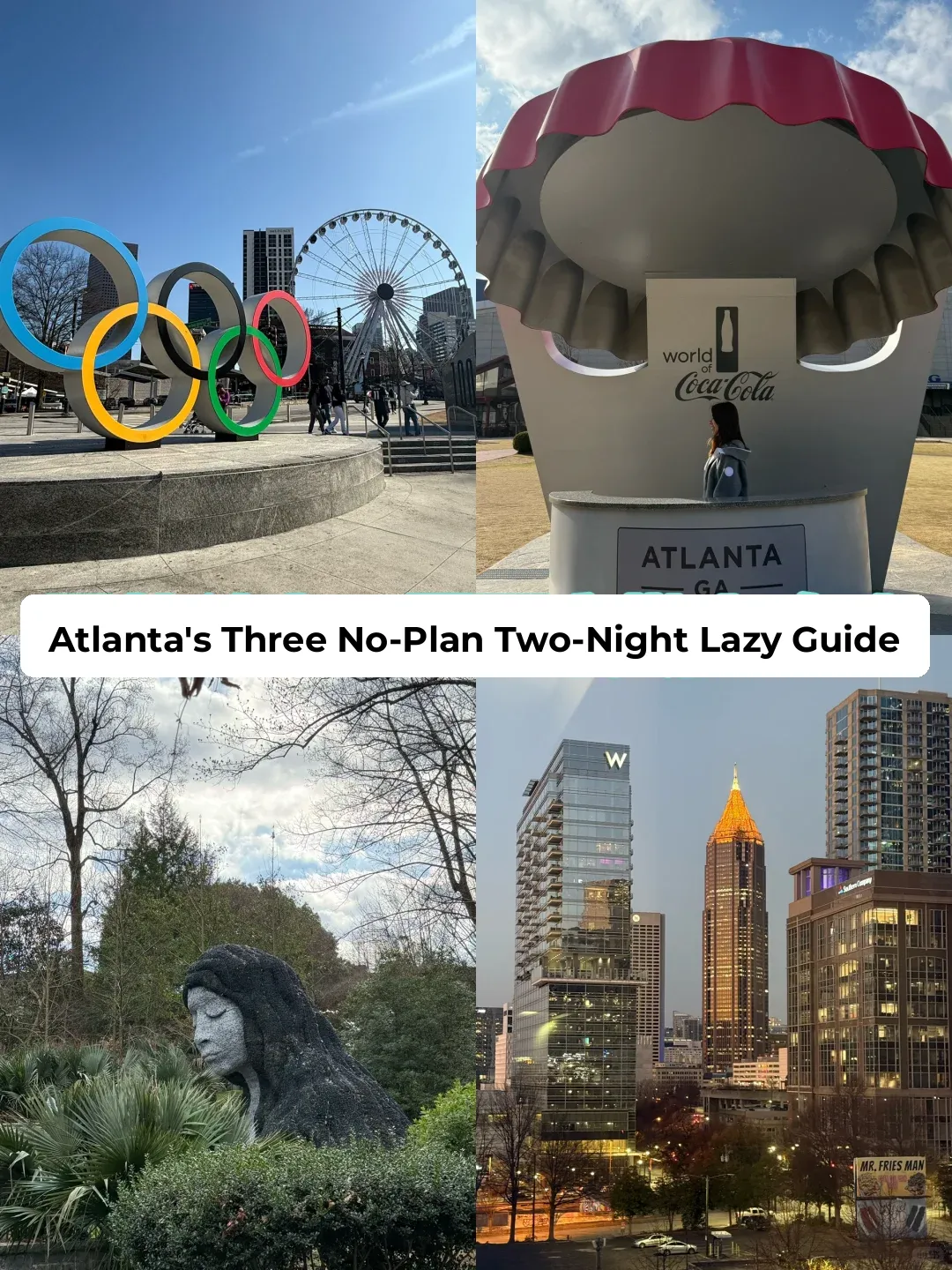 🇺🇸🥤 3-Day 2-Night Lazy Travel Guide to Atlanta #atlanta