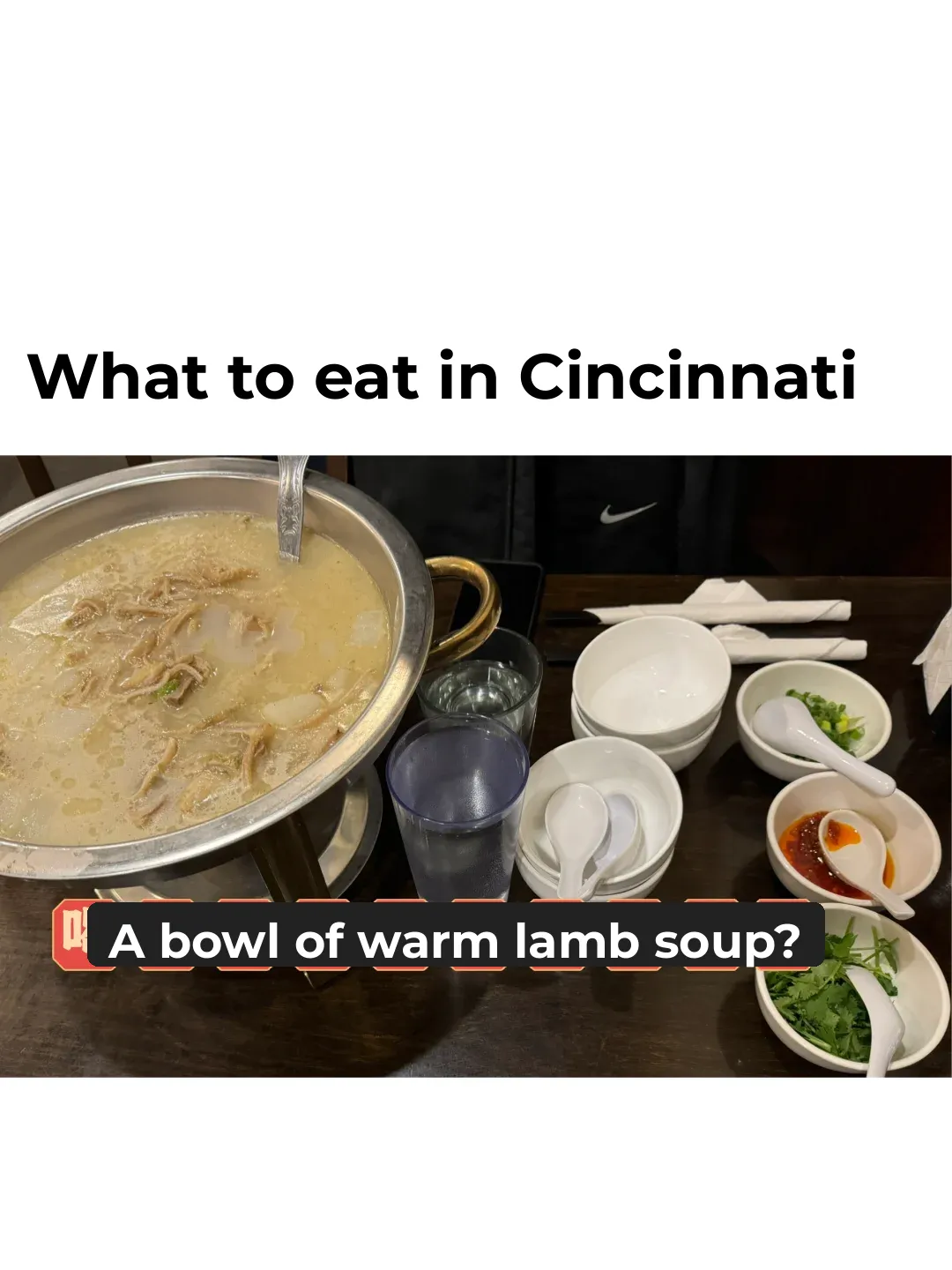 Cincinnati｜Time for a Pot of Lamb Stew to Warm Up?