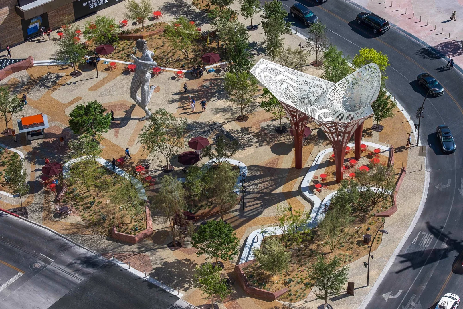 Las Vegas Strip Park Scenery