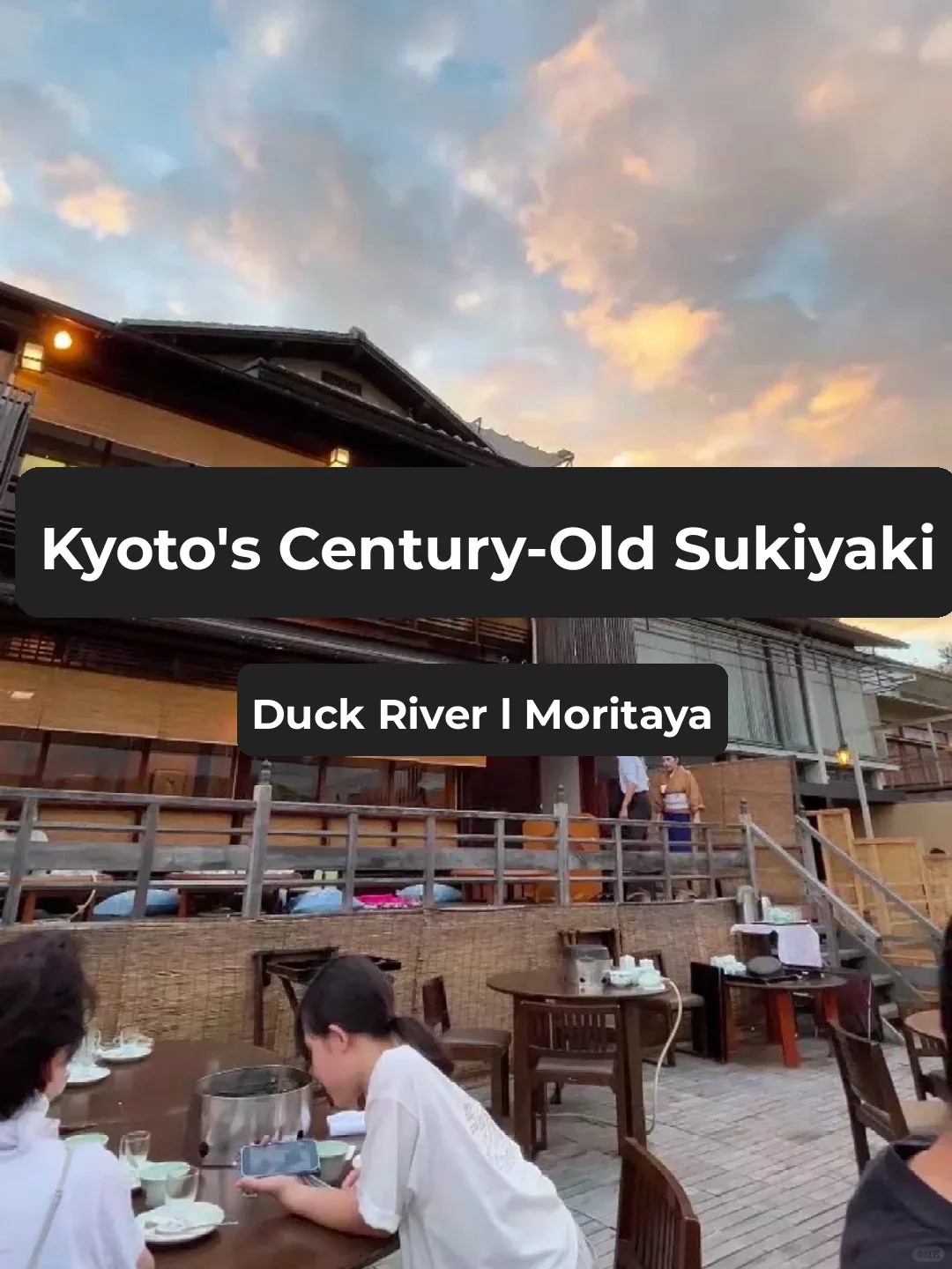 Kyoto, Japan | Summer-Exclusive 'Kitsune Udon' by the Kamo River, a Century-Old Tradition