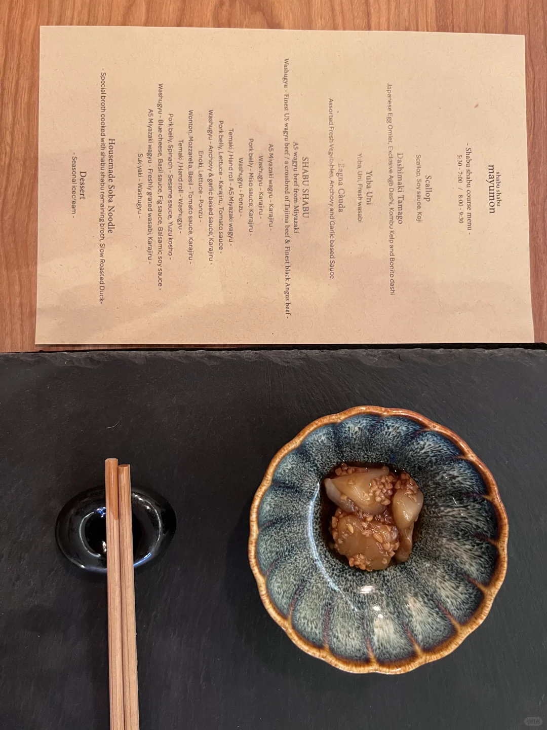 New York | Shabushabu Mayumon Omakase Experience