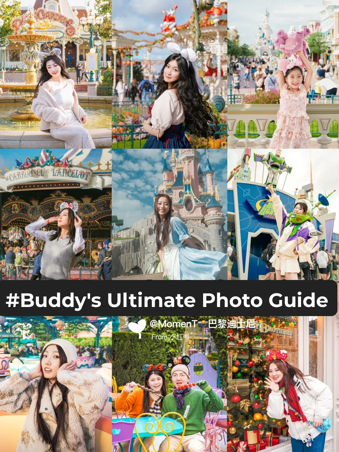 Paris Disneyland Photo Guide 【Ultimate Tips ✨】 Princesses, Save This 🌷