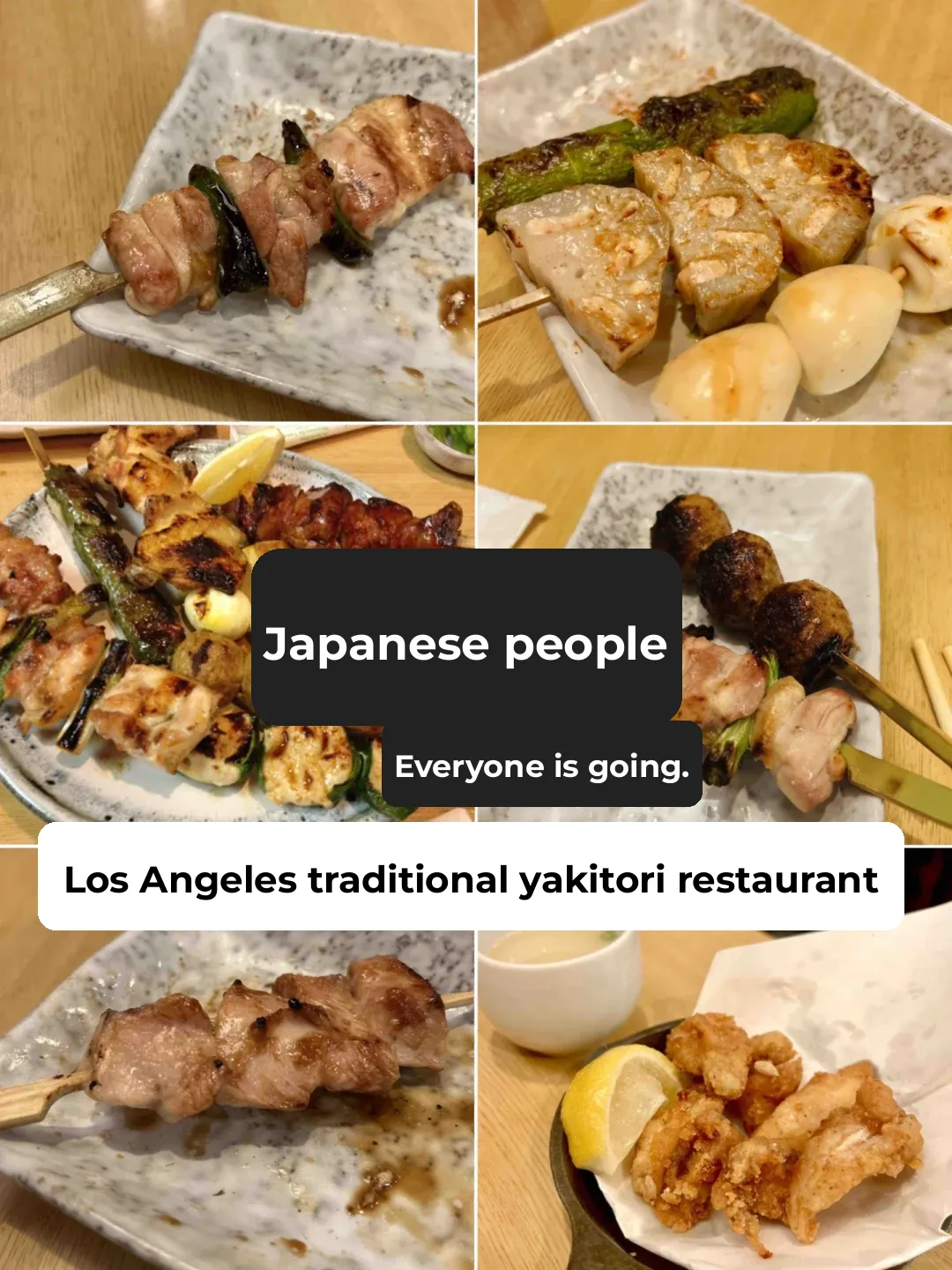The Hidden Yakitori Spot in LA Only Known Among the Japanese Crowd‼️