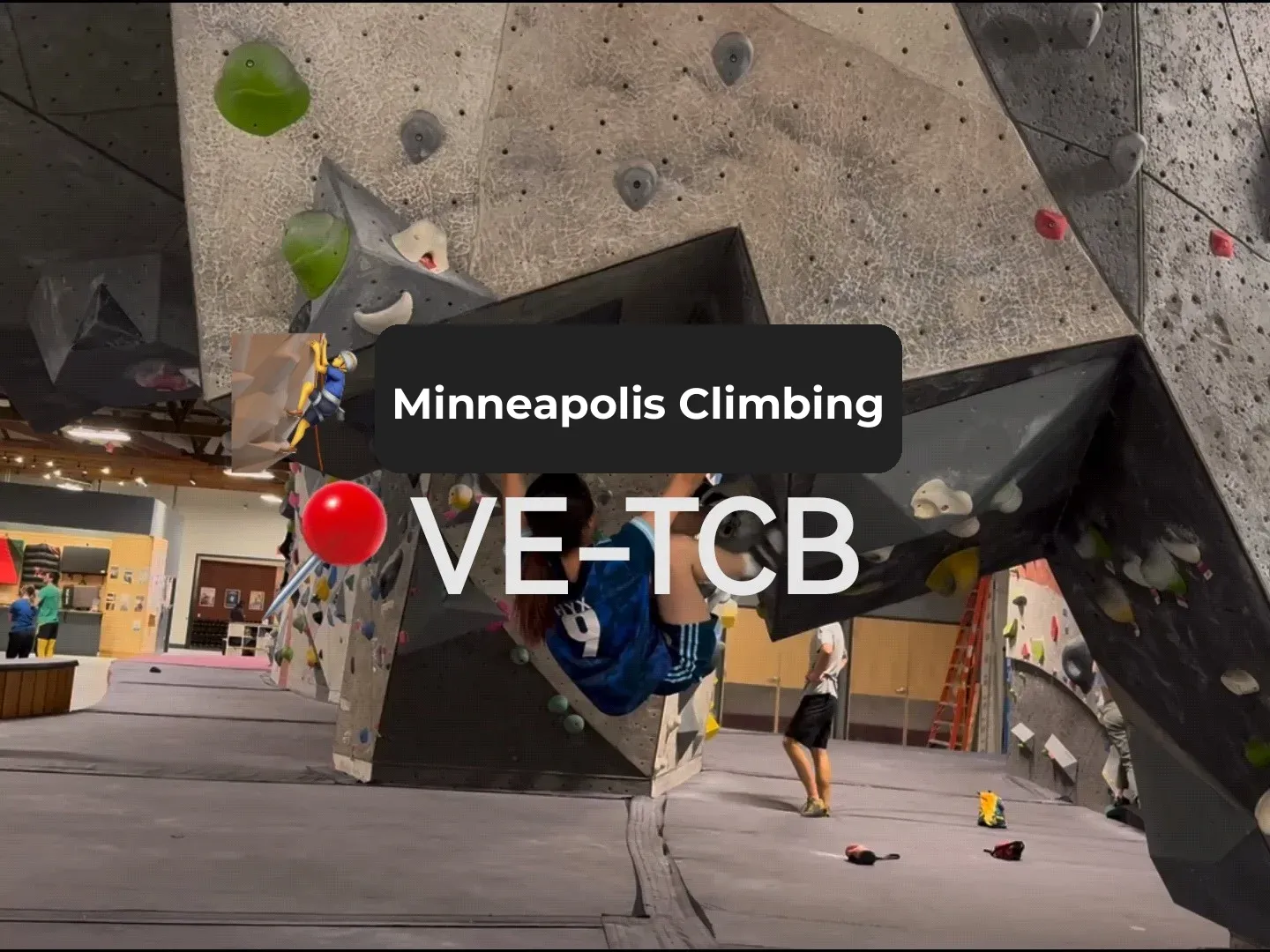 Rock Climbing in Minneapolis📍VE-TCB