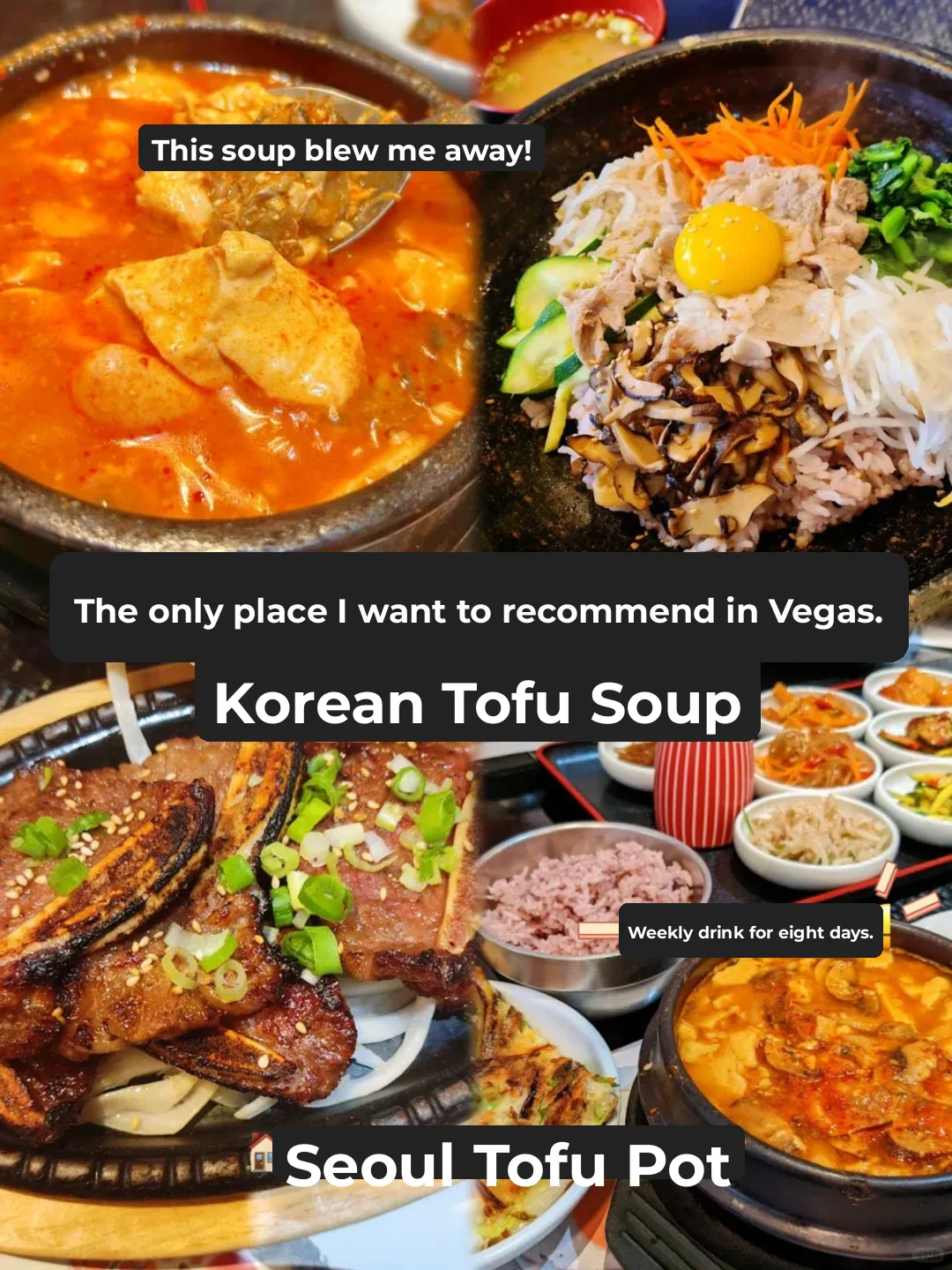 Las Vegas | The Only Korean Tofu Soup I'd Recommend ❗ Instant Love