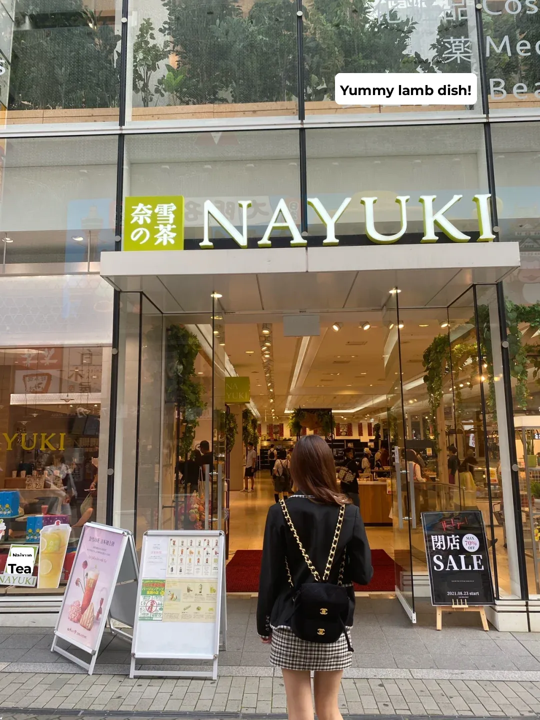 First Naixue's Tea in Japan on the Verge of Closing | Located in Osaka's Namba Walk