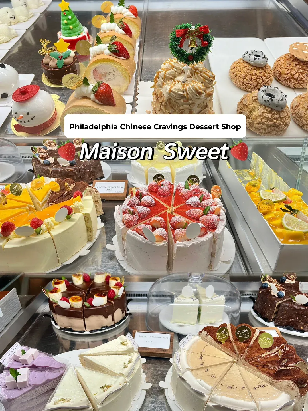 A Philly Dessert Shop That Perfectly Satisfies the Chinese Palate: Maison Sweet