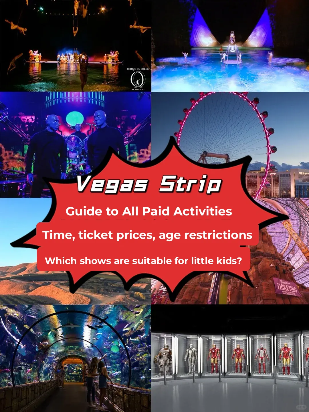 Comprehensive Guide to Traveling with Kids in Las Vegas (Part 2): The Strip Paid Attractions Edition