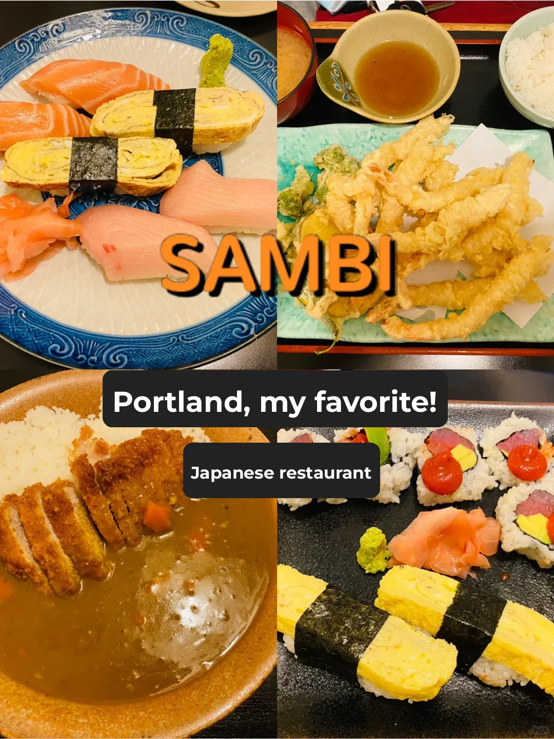 "My Favorite Family-Style Japanese Restaurant in Portland – SAMBI"