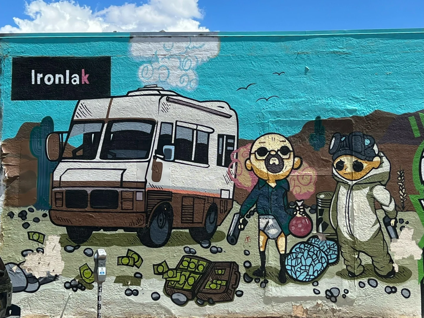 The White and Pink Murals of Albuquerque 🎨