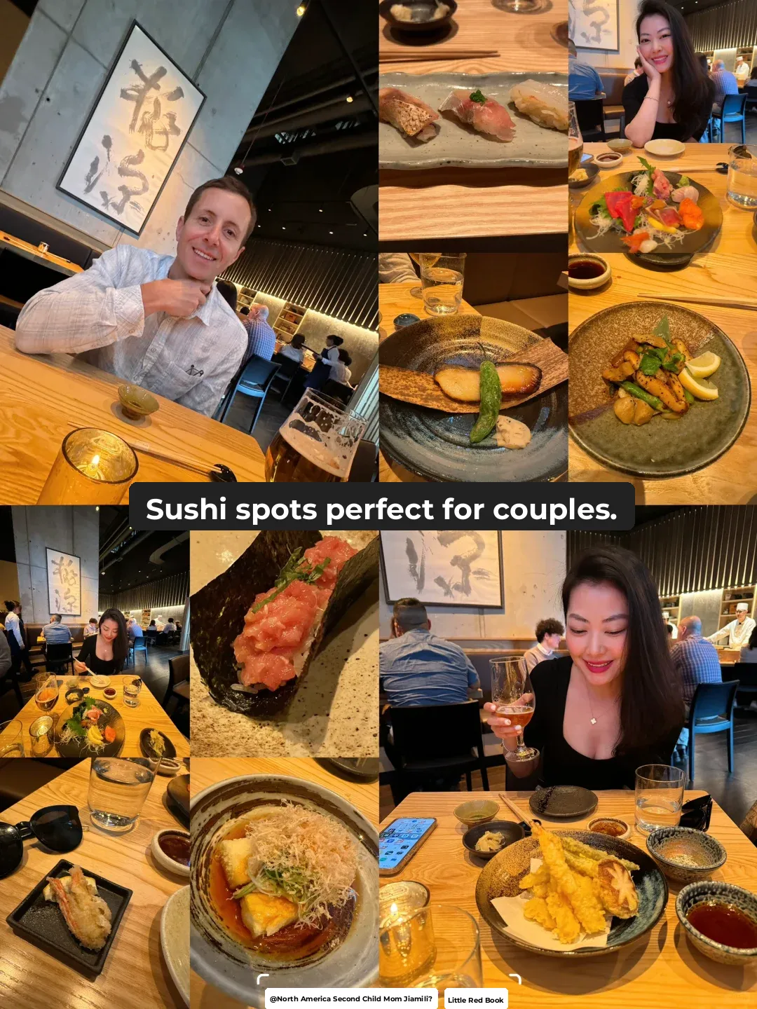 Two kids in tow but still keeping the romance alive 🍣 A date night at Yatuu