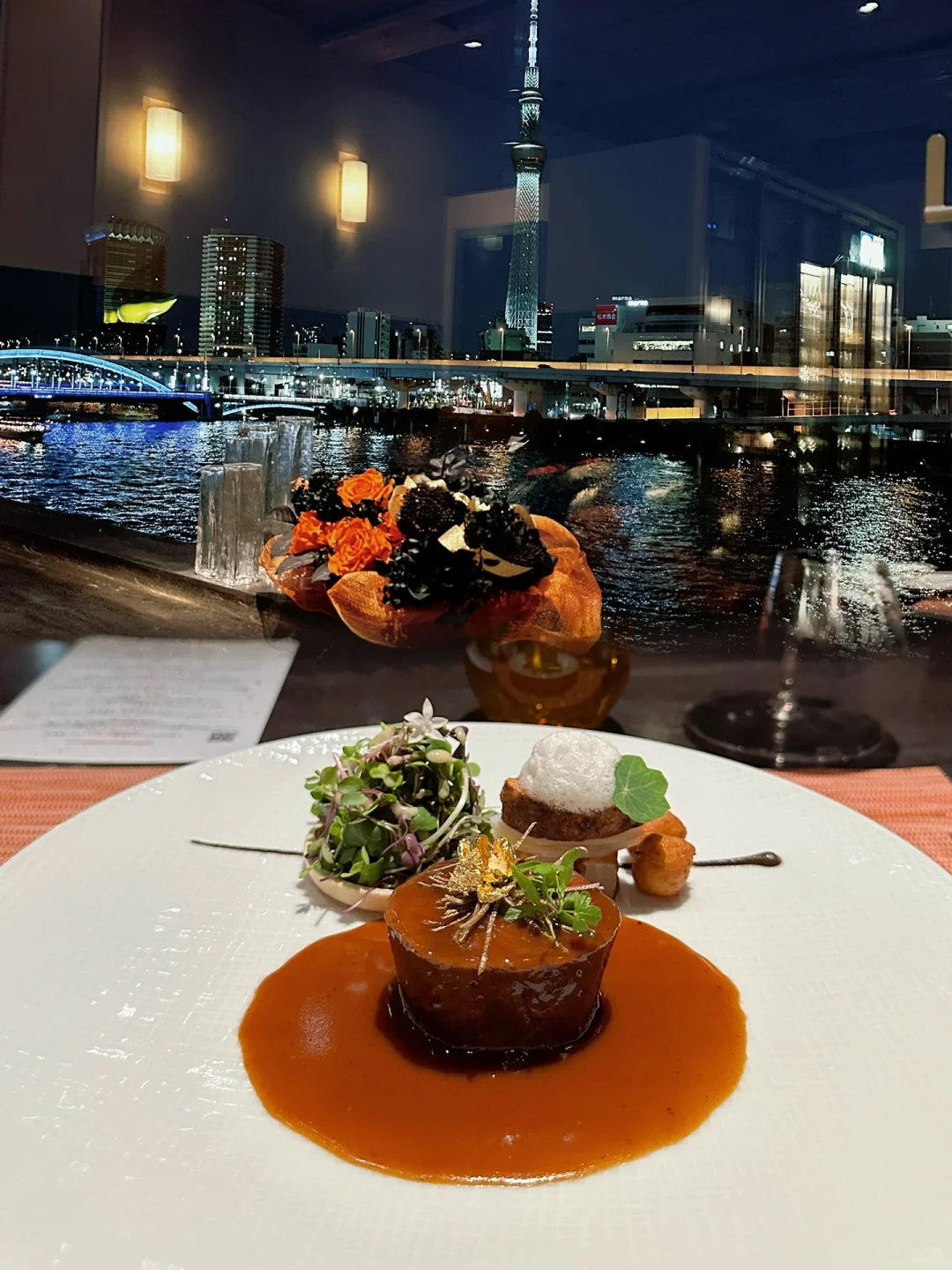 Tokyo: Where the Wine Doesn’t Intoxicate, but the Ambiance Does 🥂 Stunning French Cuisine Under the Tokyo Skytree