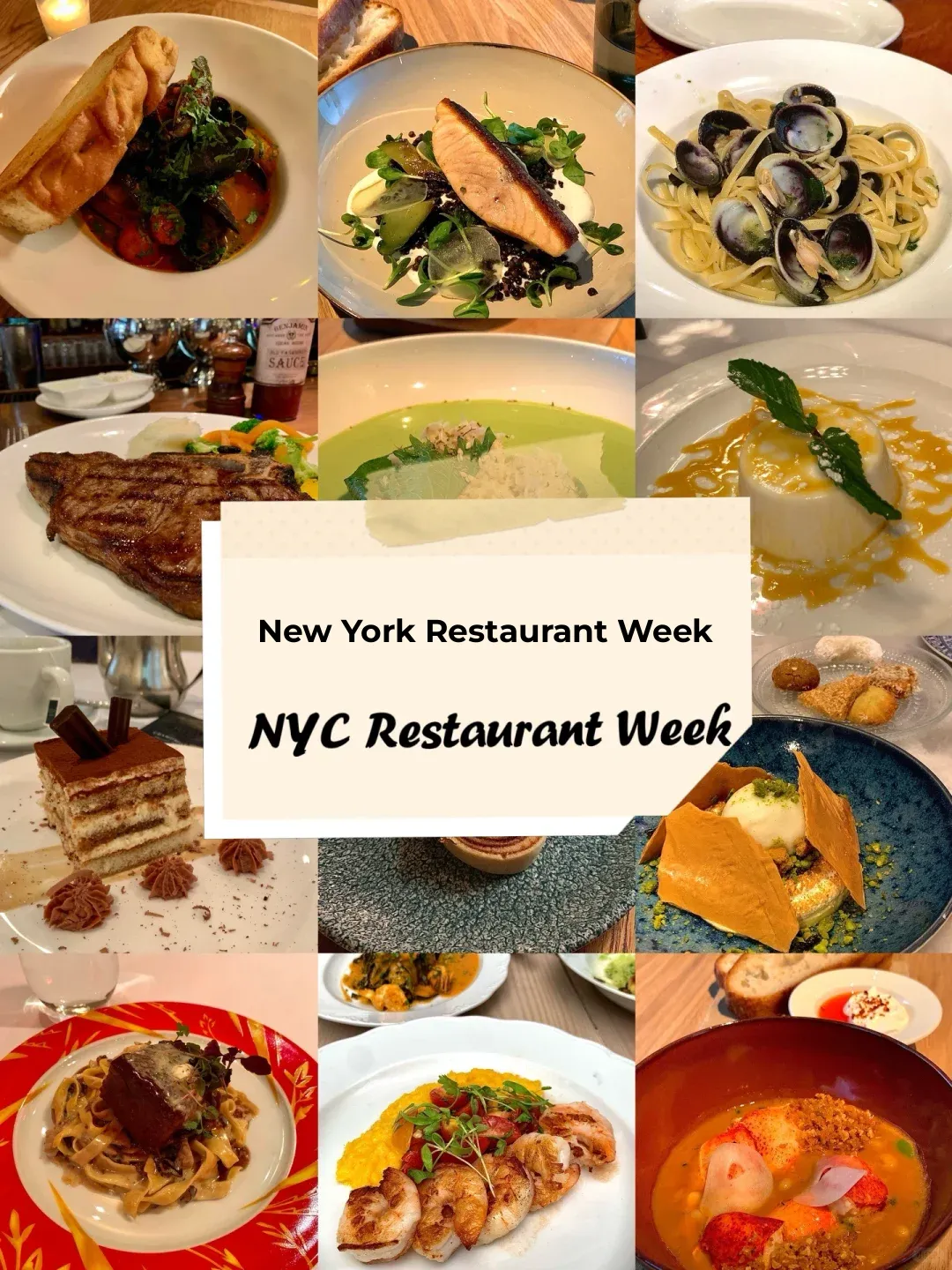 NYC Restaurant Week Recap: 11 Eateries I've Dined At