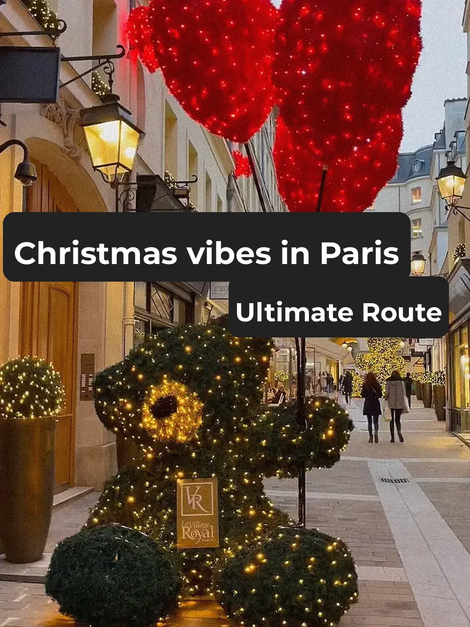 Paris under Christmas is literally a "fairyland" 🎄💫