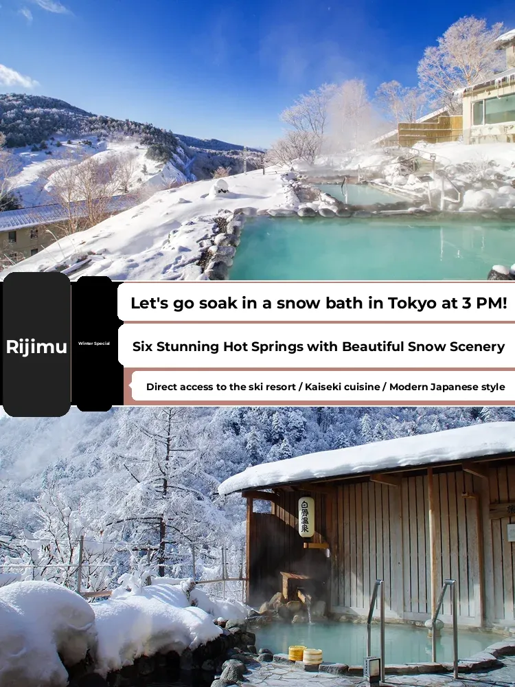 Dreaming of Snowy Hot Springs? 6 Amazing Japanese Ryokans with Snow-Covered Onsen