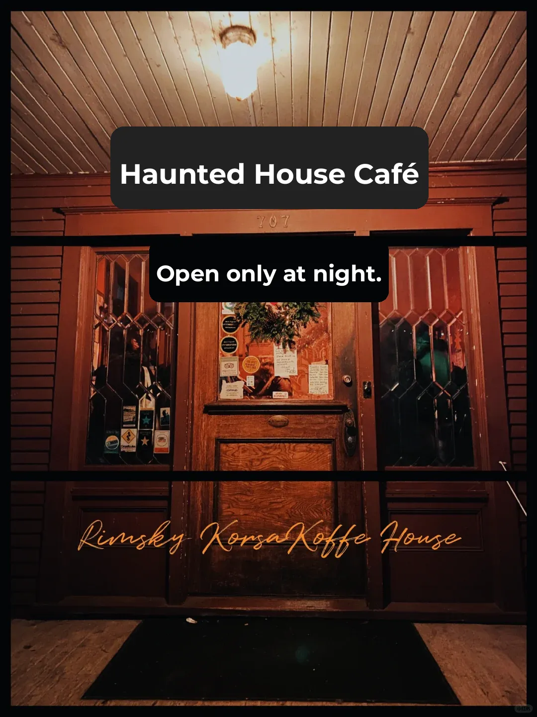 Portland | The Haunted Café That Only Opens at Night