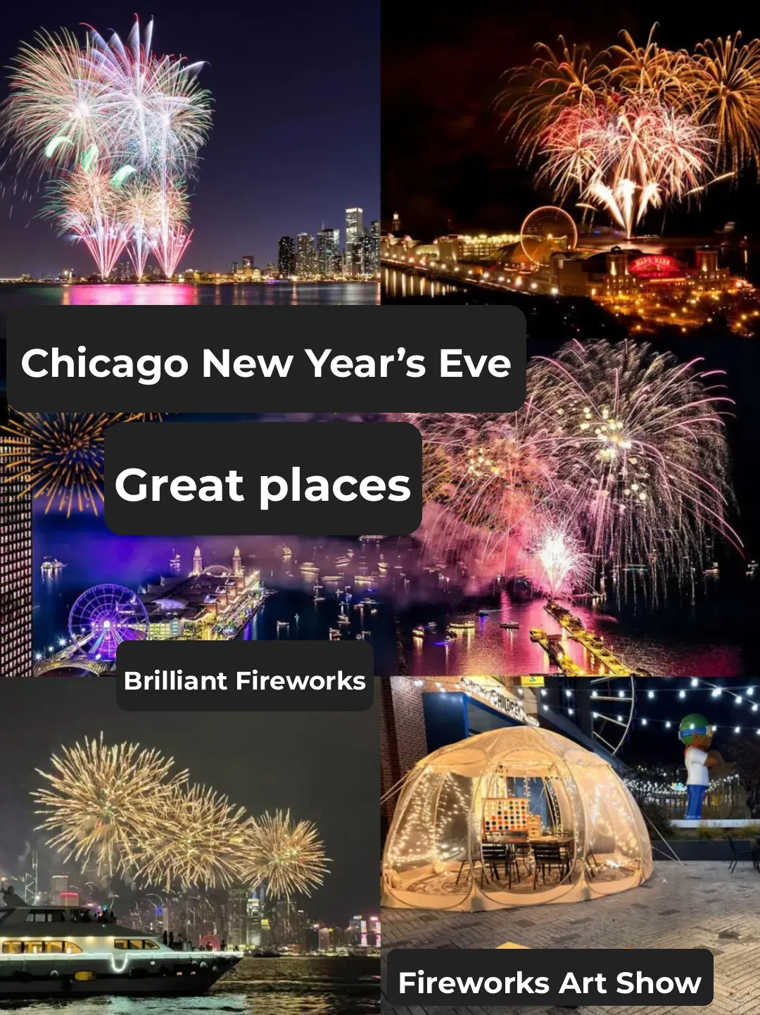 Best Spots to Celebrate New Year's Eve in Chicago! A Dazzling Night of Fireworks!