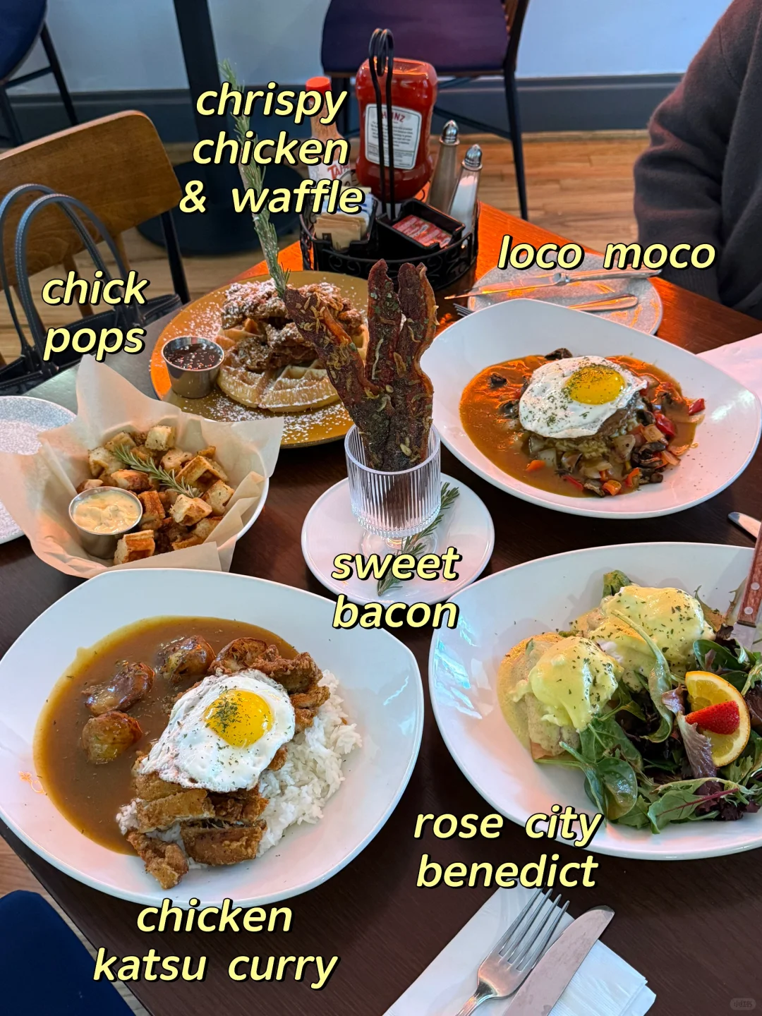 Portland! Brunch at Sweet Bacon Cafe – A Foodie Adventure!