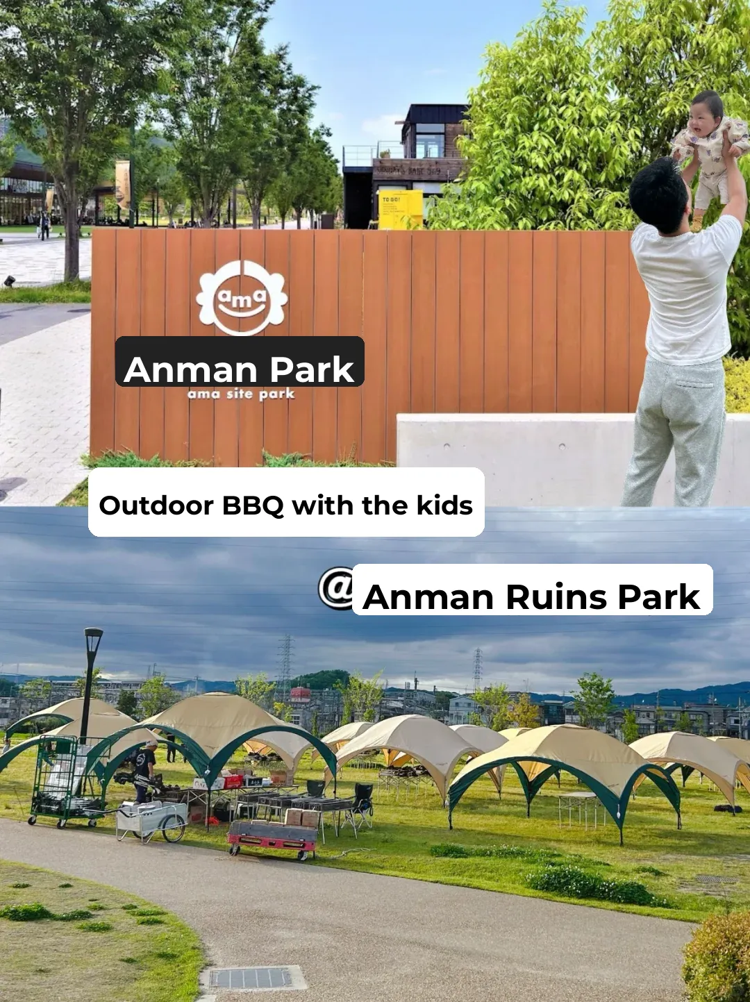 🇯🇵 Top Family BBQ Spot in Northern Osaka! ❗️Anman Ruins Park 🌳