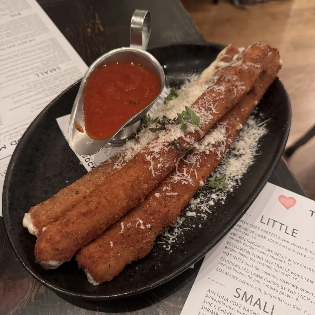 Finally Got to Try the Stretchy Mozzarella Cheese Sticks at JHU