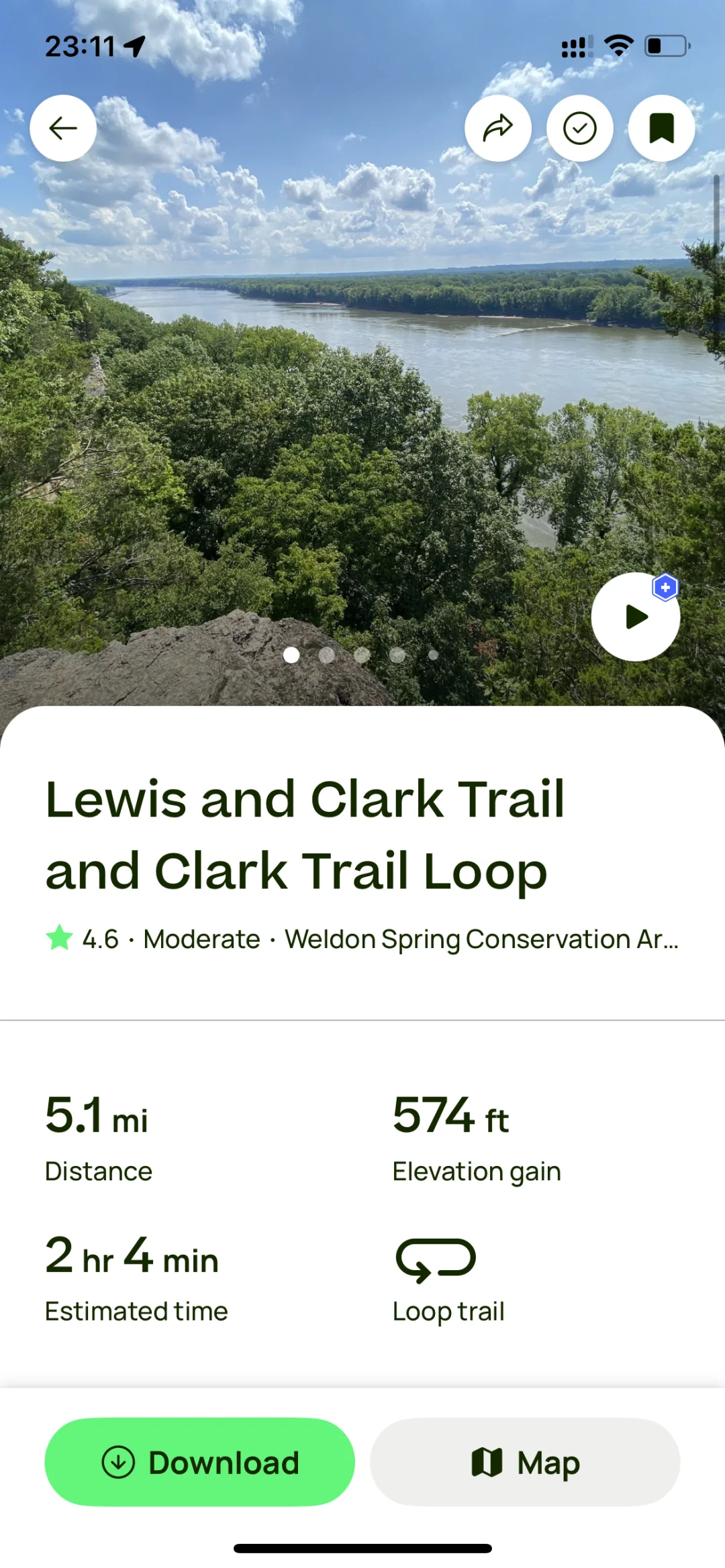 Hiking in St. Louis – 8: The Lewis and Clark Trail