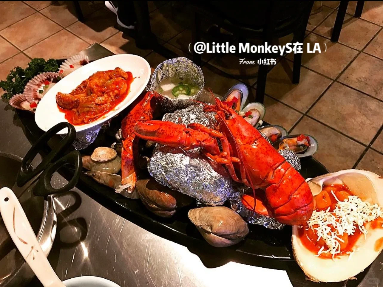 "Korean BBQ 🔥 Food Stand" LA Eats l Must-Try❗️ Seafood 🦞 Grilling