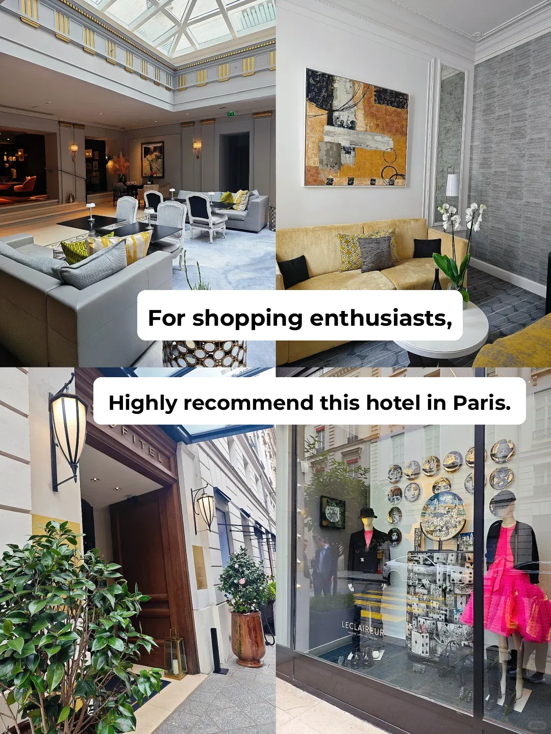 For All You Shopaholics Out There, This Paris Hotel is a Must-Visit!