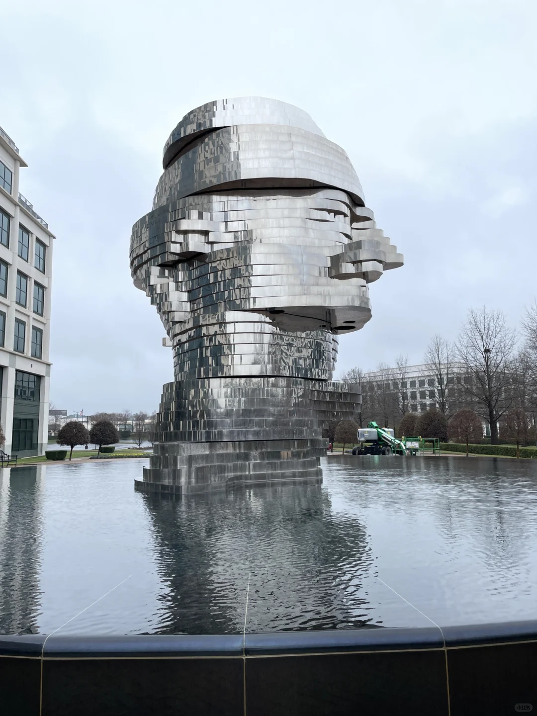 "Strolling Through Charlotte on a Rainy Day"