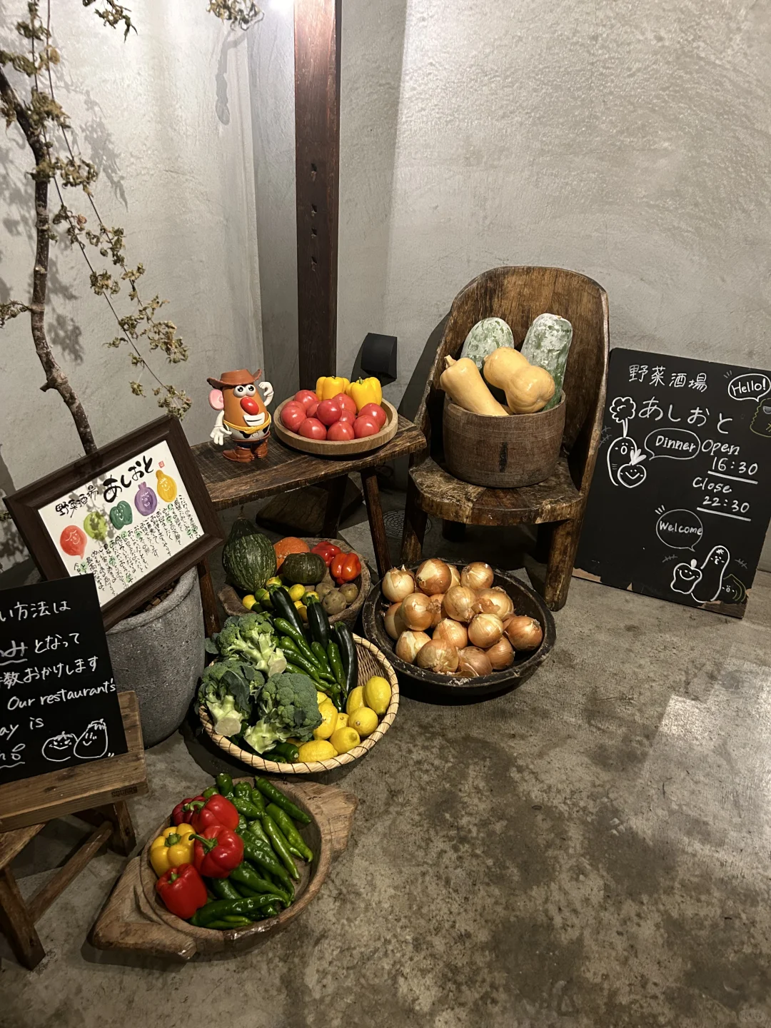 Kyoto's Super Adorable Vegetable Izakaya (with Menu) 🍅🍋🫑🍆