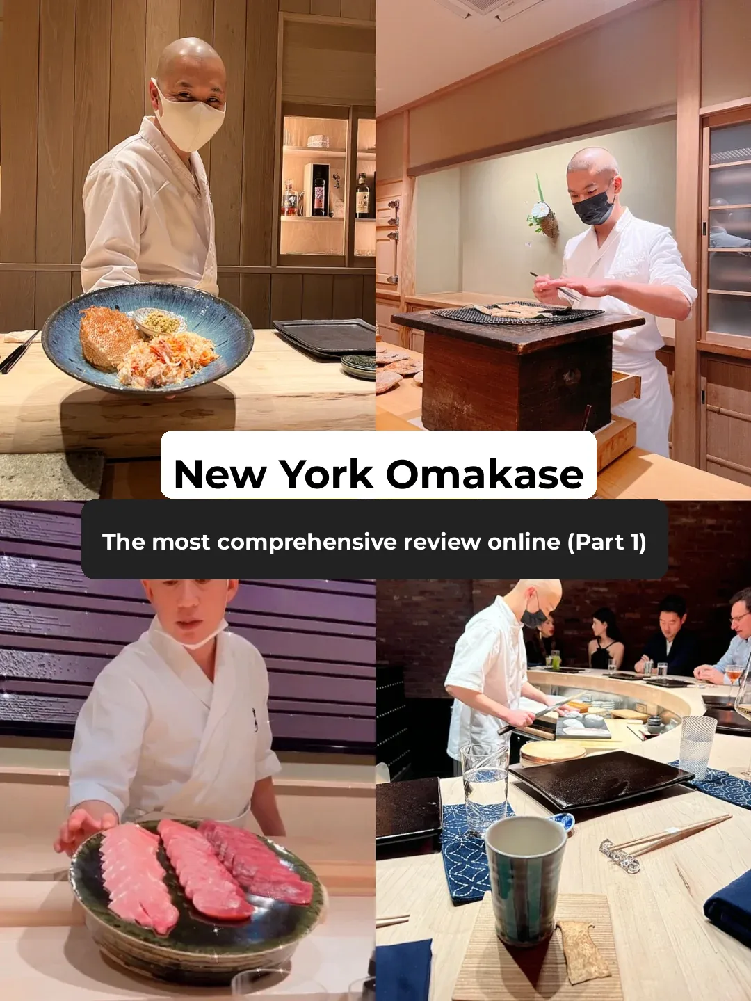 Sushi Lovers Must-Read! 🍣 The Ultimate NYC Omakase Review (Part 1) 💯