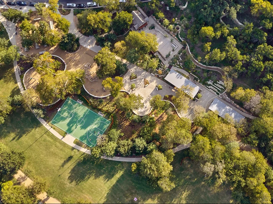 Kingsbury Commons at Pease Park in Austin, Texas