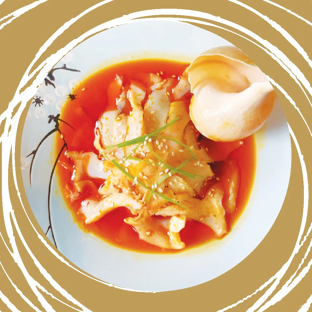 Spicy Chili Oil Conch Slices – New Dong Yi Feng: Flushing’s Hotspot for Sichuan-Cantonese Delights