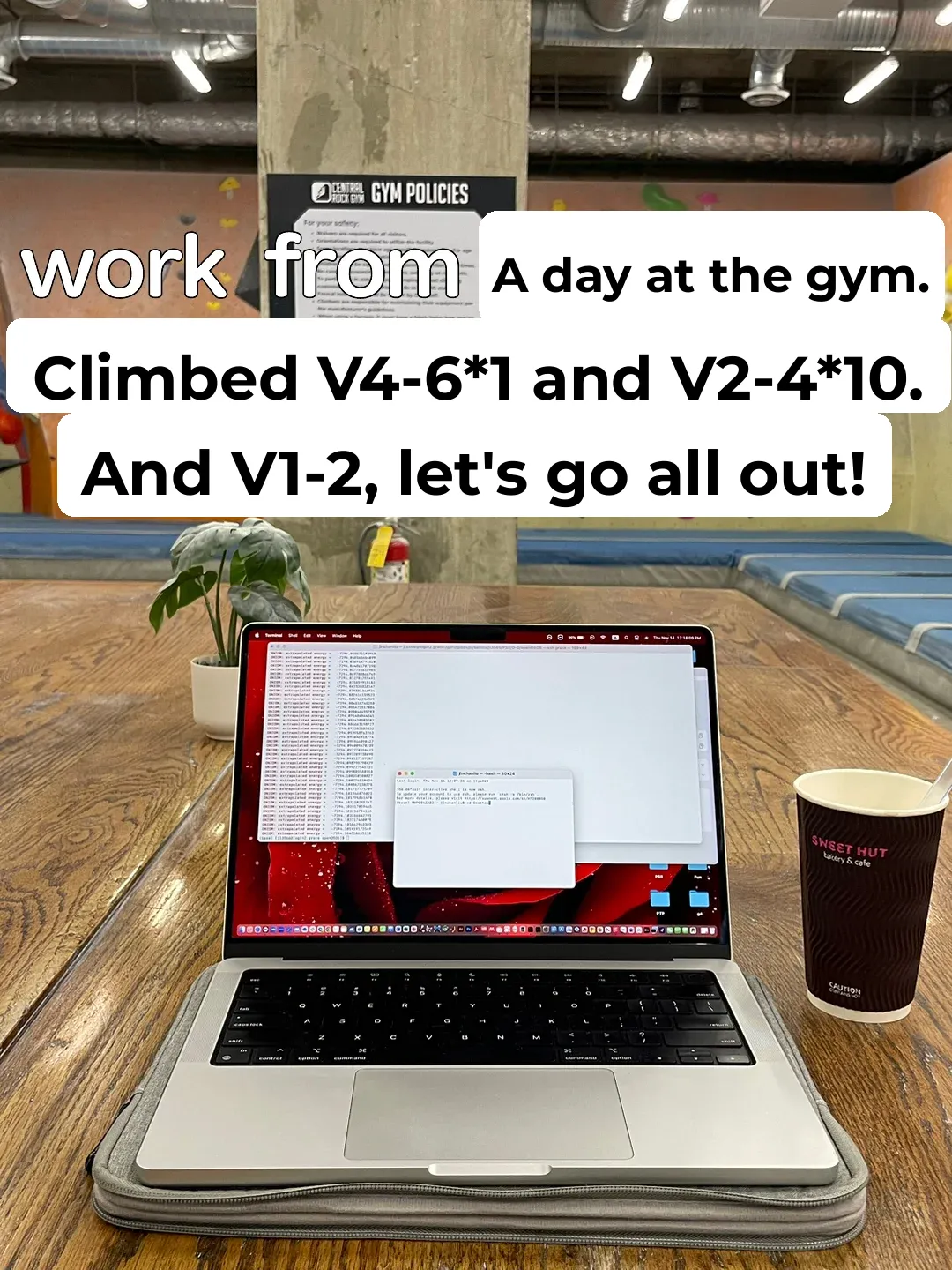 crgm V4-6*1, a few V2-4s, and the hardest V1-2 in history