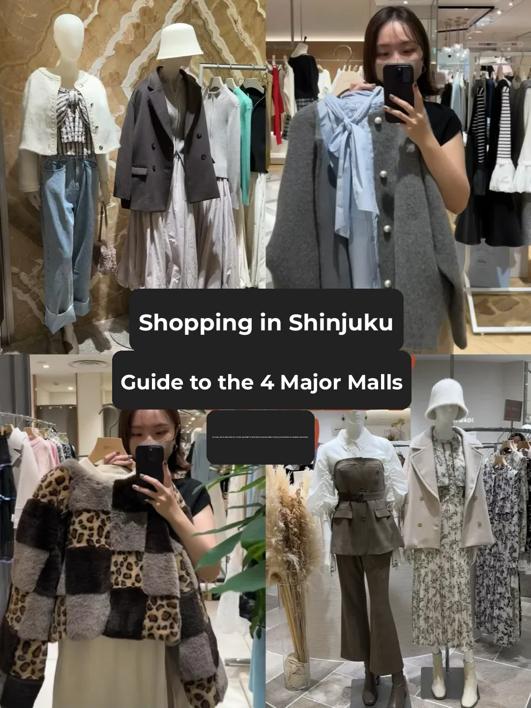 Tokyo Shinjuku Shopping Guide 🛍️ Top 4 Department Stores & Japanese Brands You Need to Know