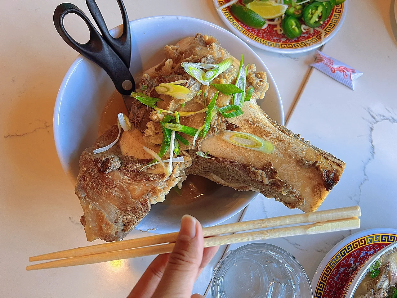 The giant bone at Pho House in Vietnam is absolutely shocking!