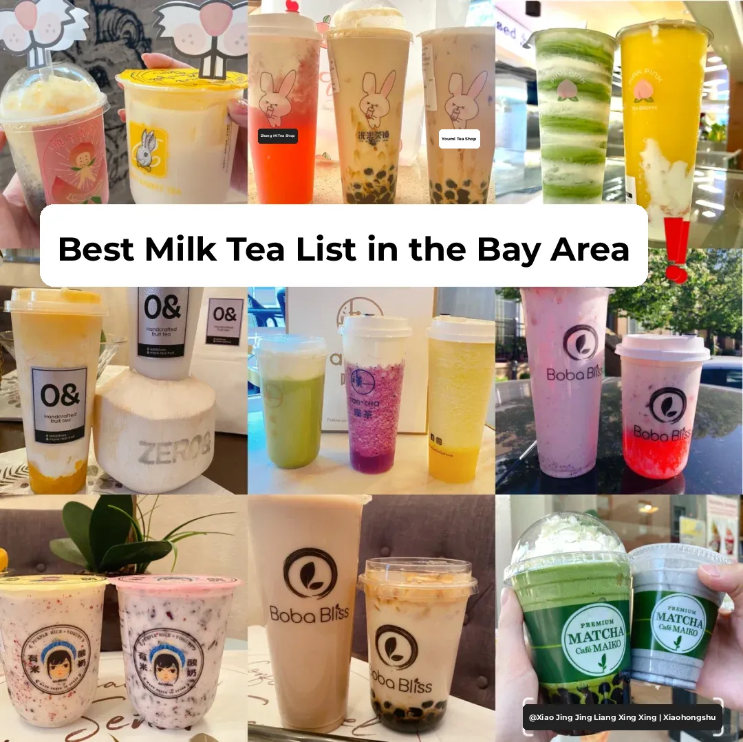 Bay Area's Best Milk Tea List ┃ Honest Recommendations ✅
