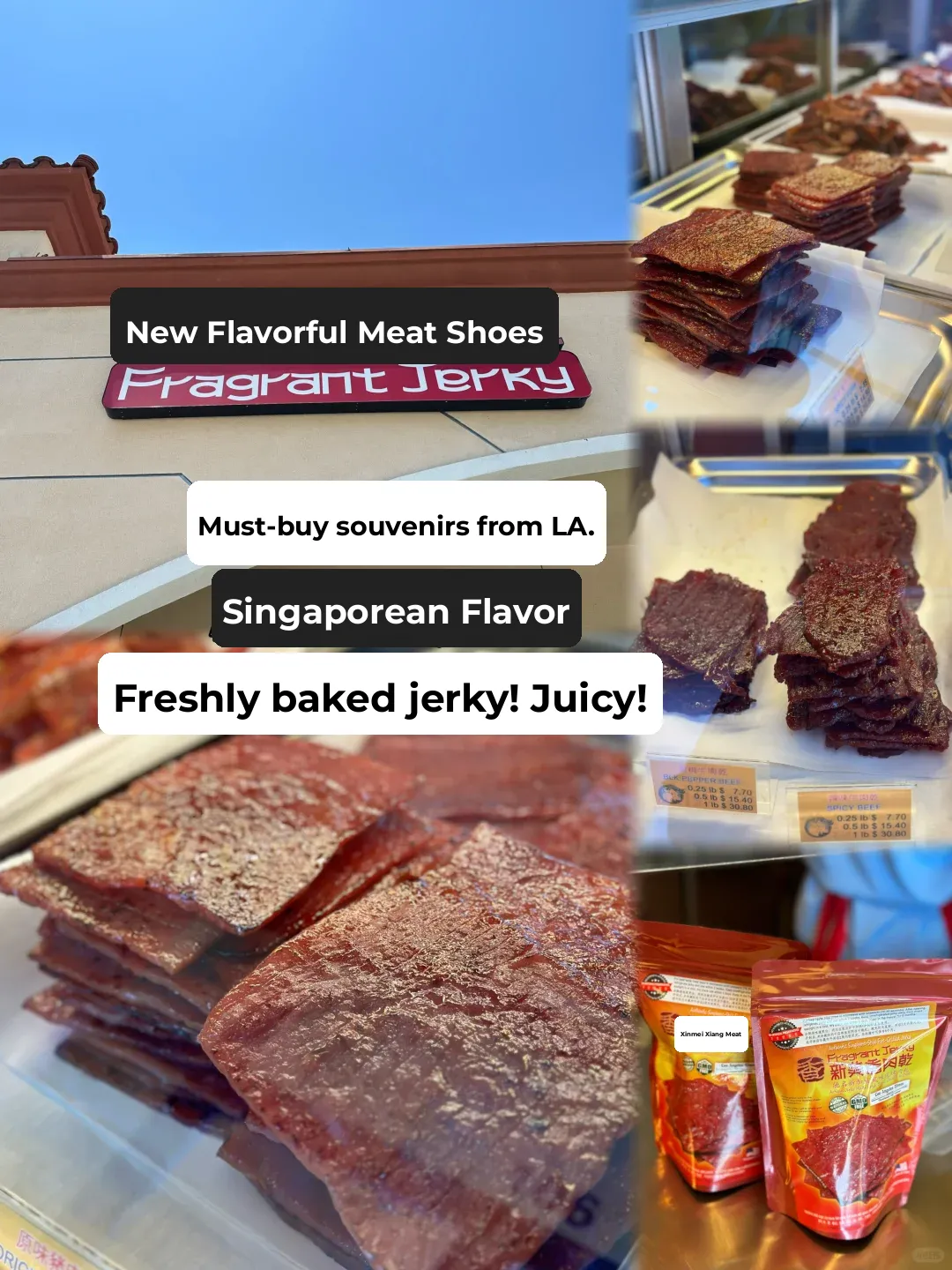 Must-Buy Snacks in LA! Super Tasty, Juicy, Freshly Baked Pork Jerky from a Legendary Brand!