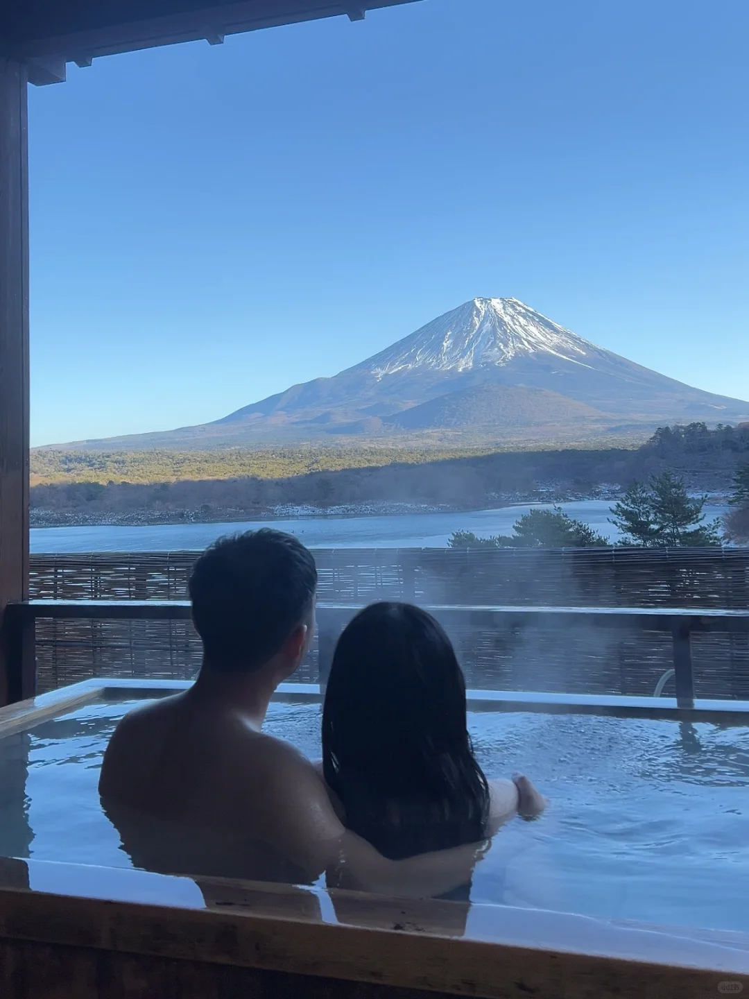 Soaking in Hot Springs Beneath Mount Fuji ♨️🗻