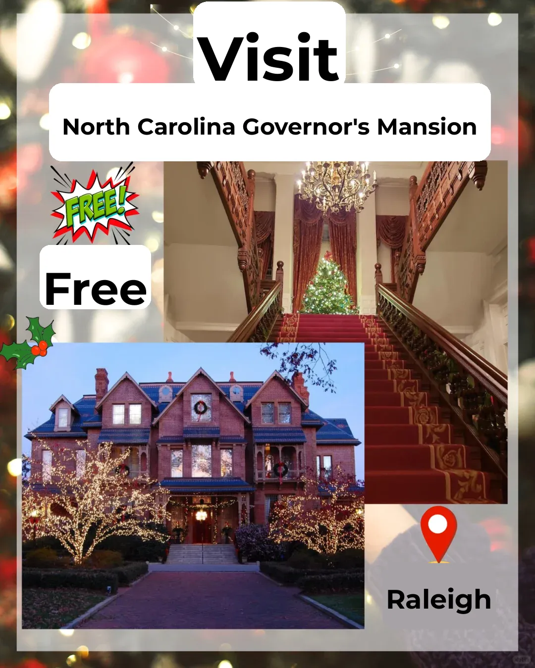 Celebrating Christmas｜Governor's Mansion Opens to the Public for Free