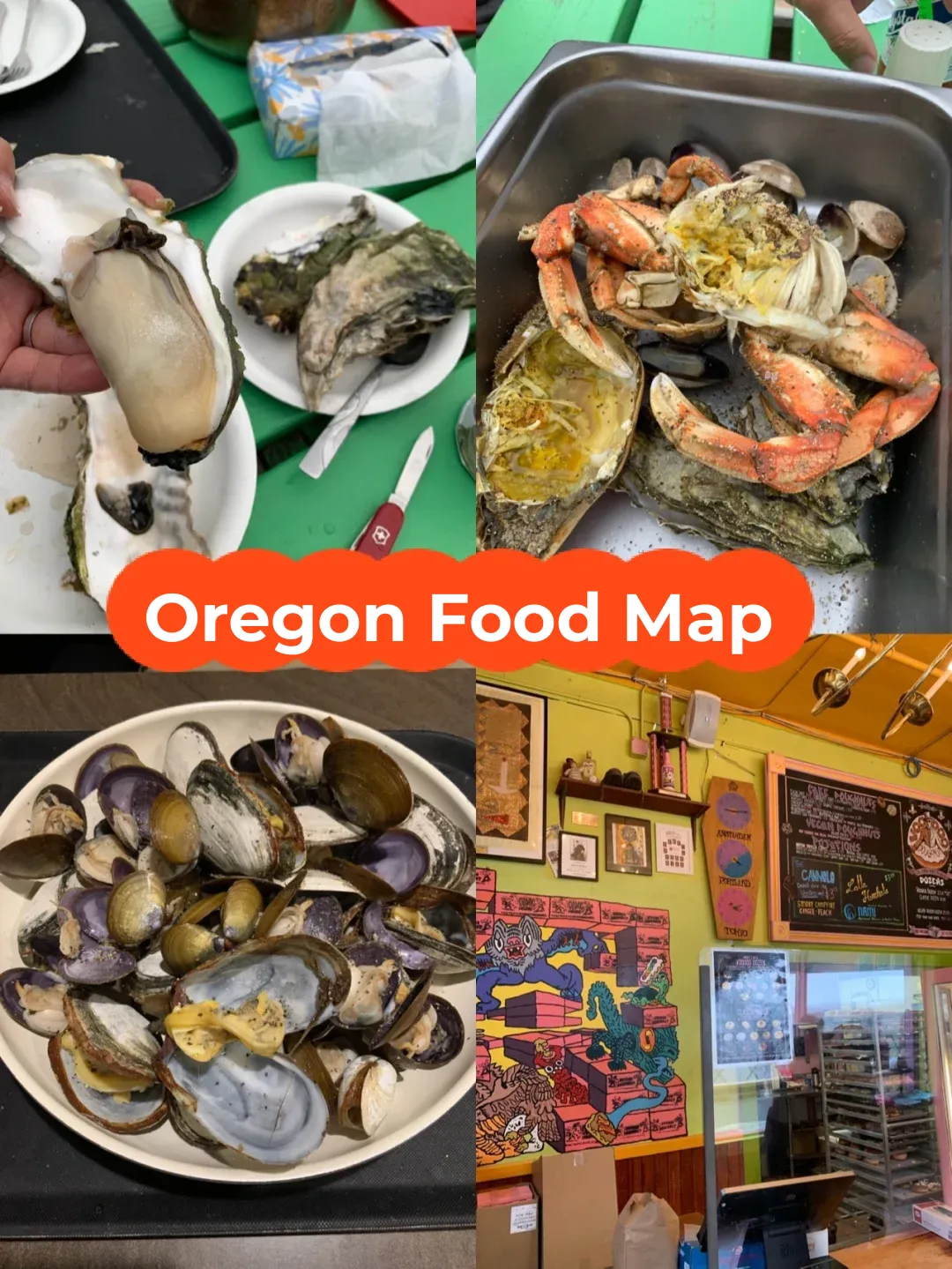 Oregon Food Map: From Portland to the Coast – Seafood, Desserts & Food Trucks