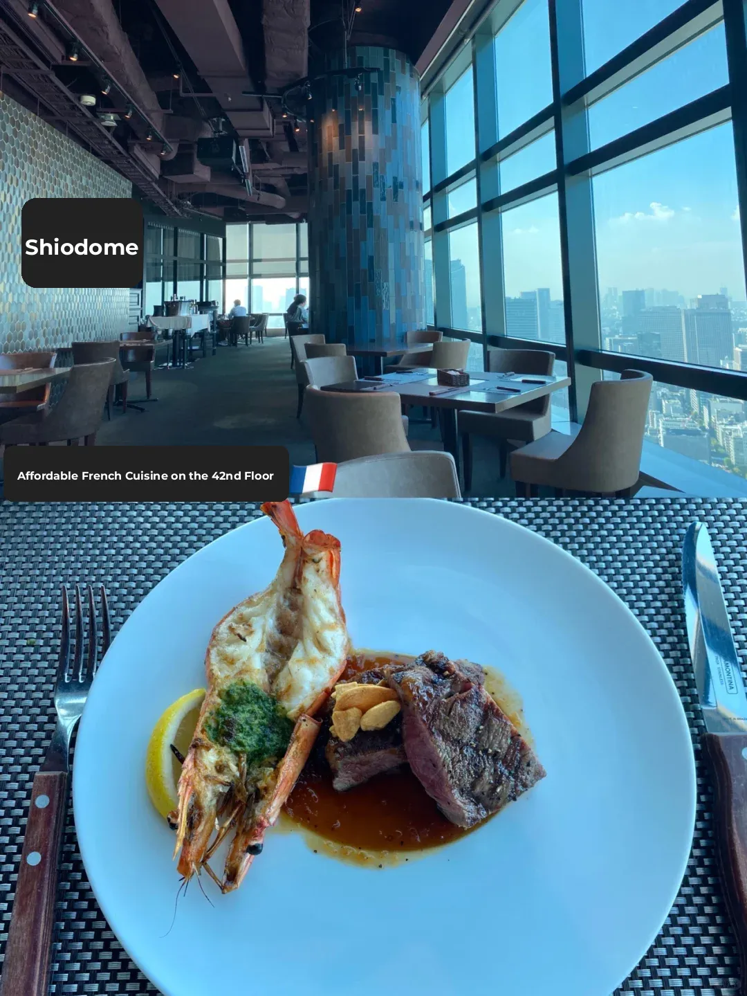 Tokyo 🇯🇵 | French Cuisine with Skytree and Tokyo Tower Views 🗼