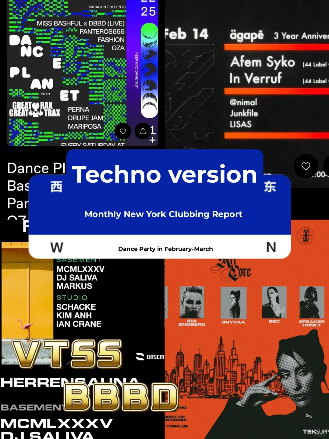 New York Nightlife Monthly Report (Techno Edition): Explosive Dance Parties in February-March