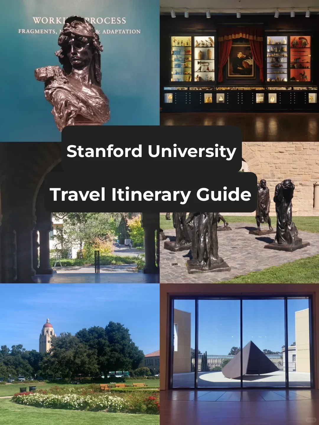 Tada! 📸 Just-baked Stanford University tour guide